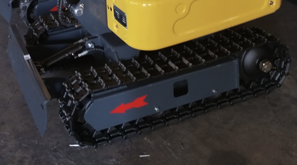 Steel Tracks 180x72x37 for RIPPA R319, R327, R10 and R15
