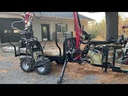 Timber crane with trailer for ATV/UTV and tractor (TTQT-42)